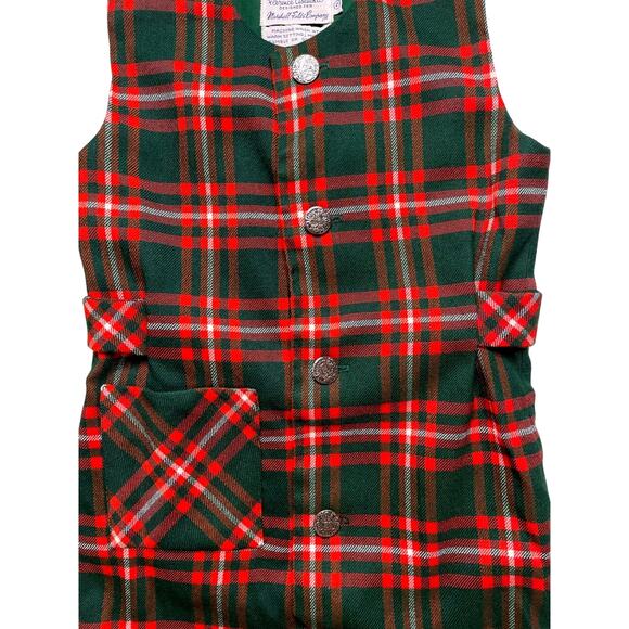 Florence Eiseman Designed for Marshall Field & Company Plaid Shortall Size‎ 5 - Picture 3 of 6